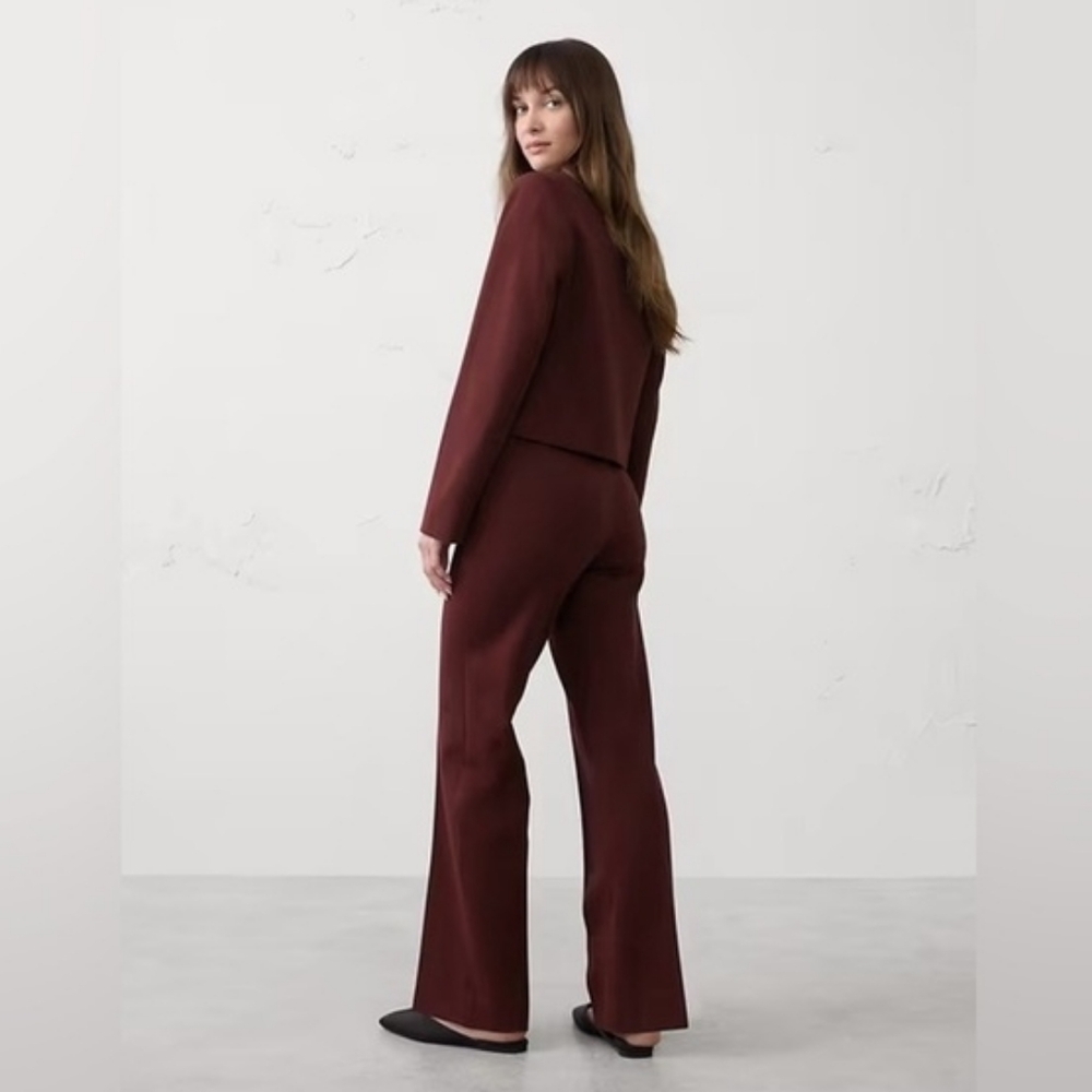Banana Republic Straight High-Rise Ponte Pull-On Pant NWT Small P - Picture 4 of 7